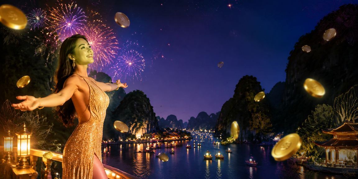 Cảnh quan Ninh Bình về đêm với hoạt động giải trí và cá cược trực tuyến